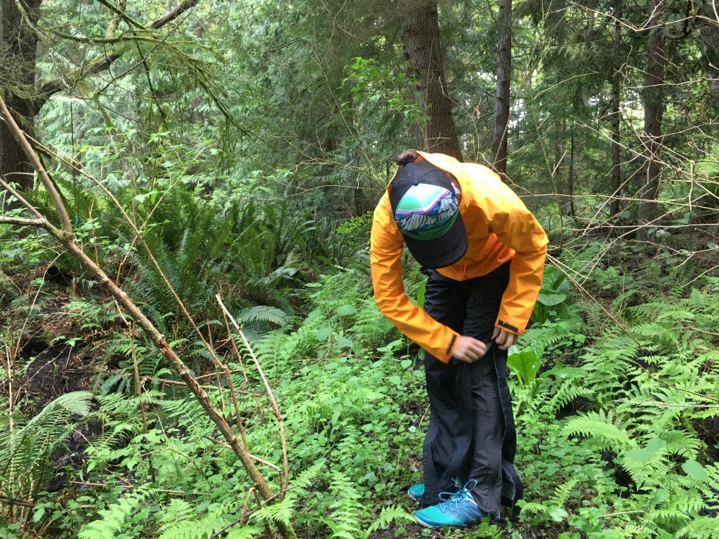 nepromokavé kalhoty